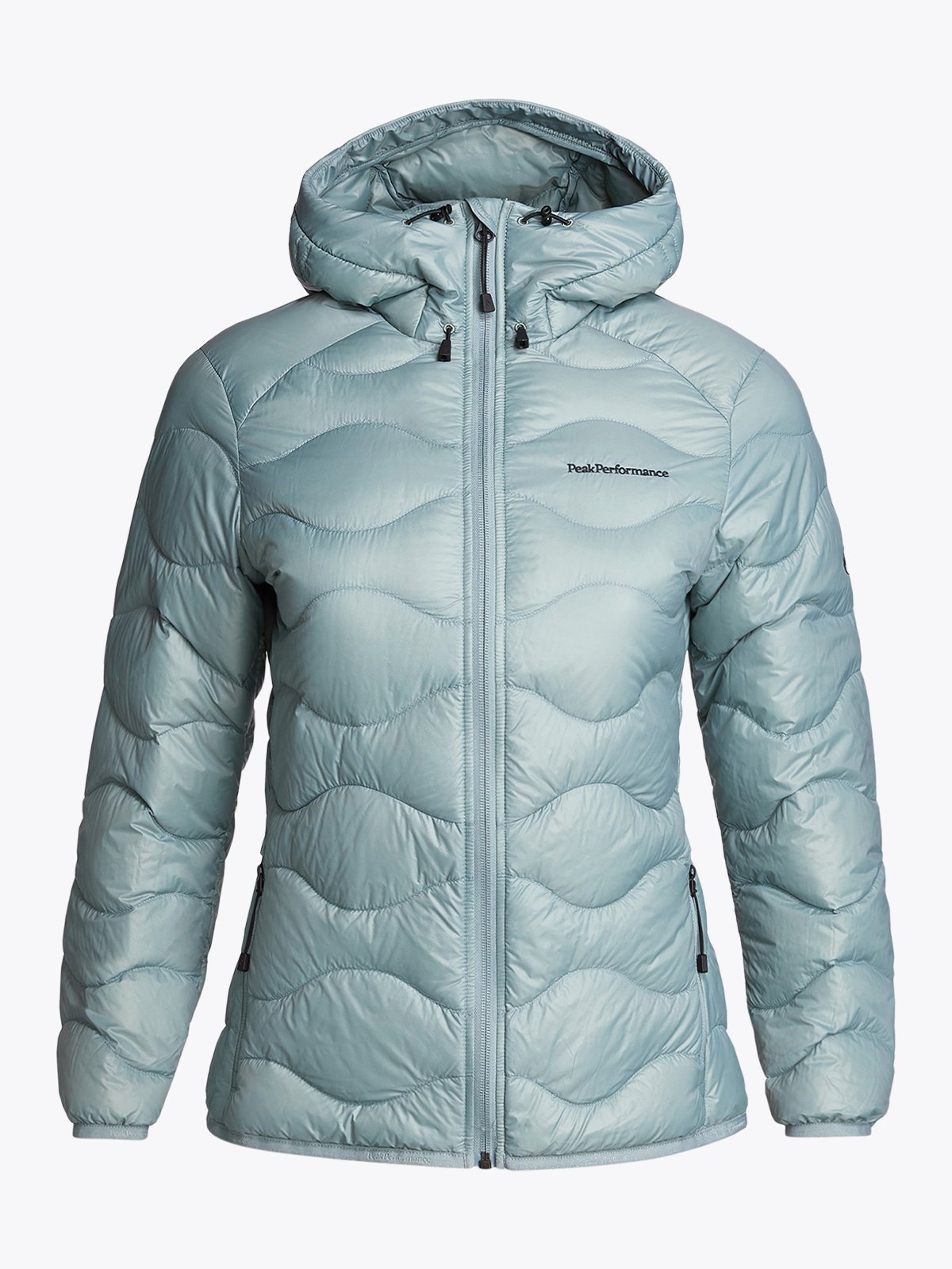 Peak Performance W Helium Down Hood Jacket Ashen Green