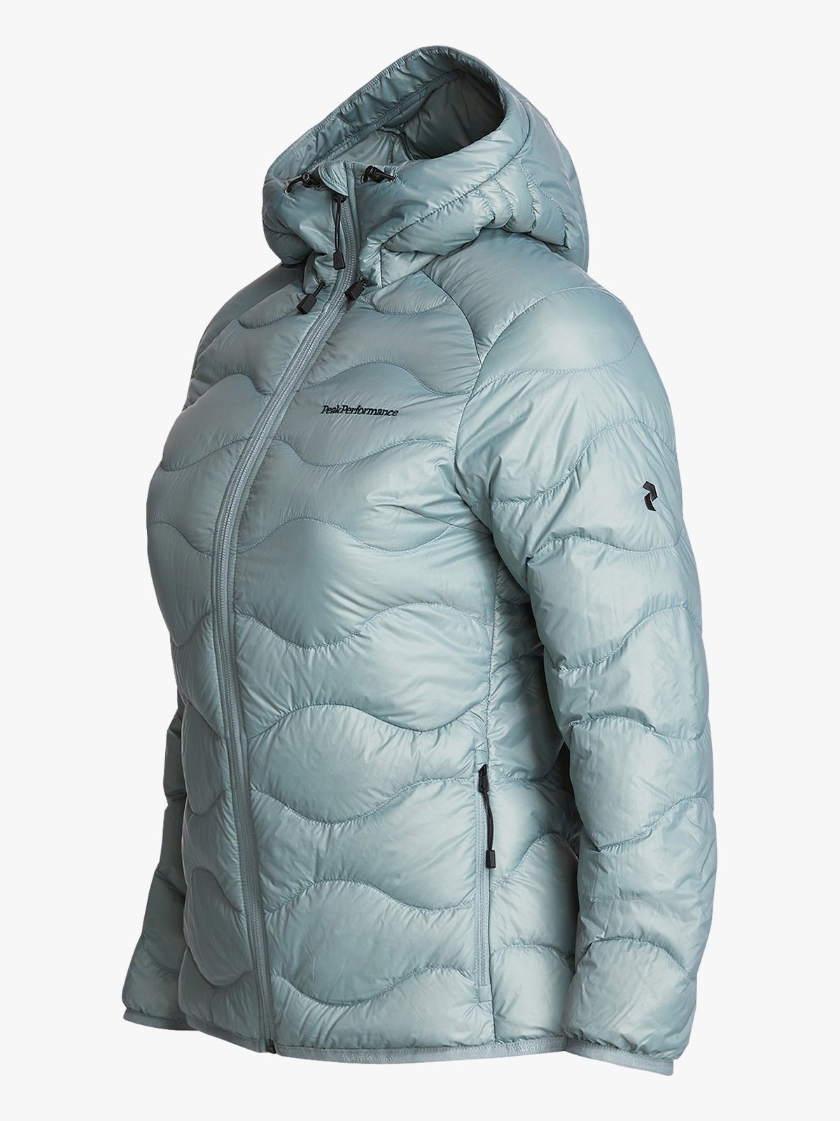 Peak Performance W Helium Down Hood Jacket Ashen Green