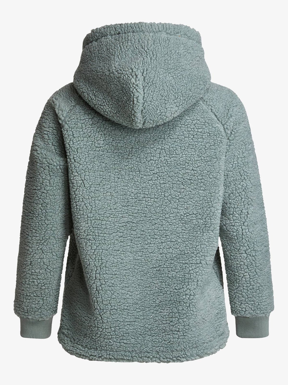 Peak Performance W Original Pile Half Zip Hood Ashen Green