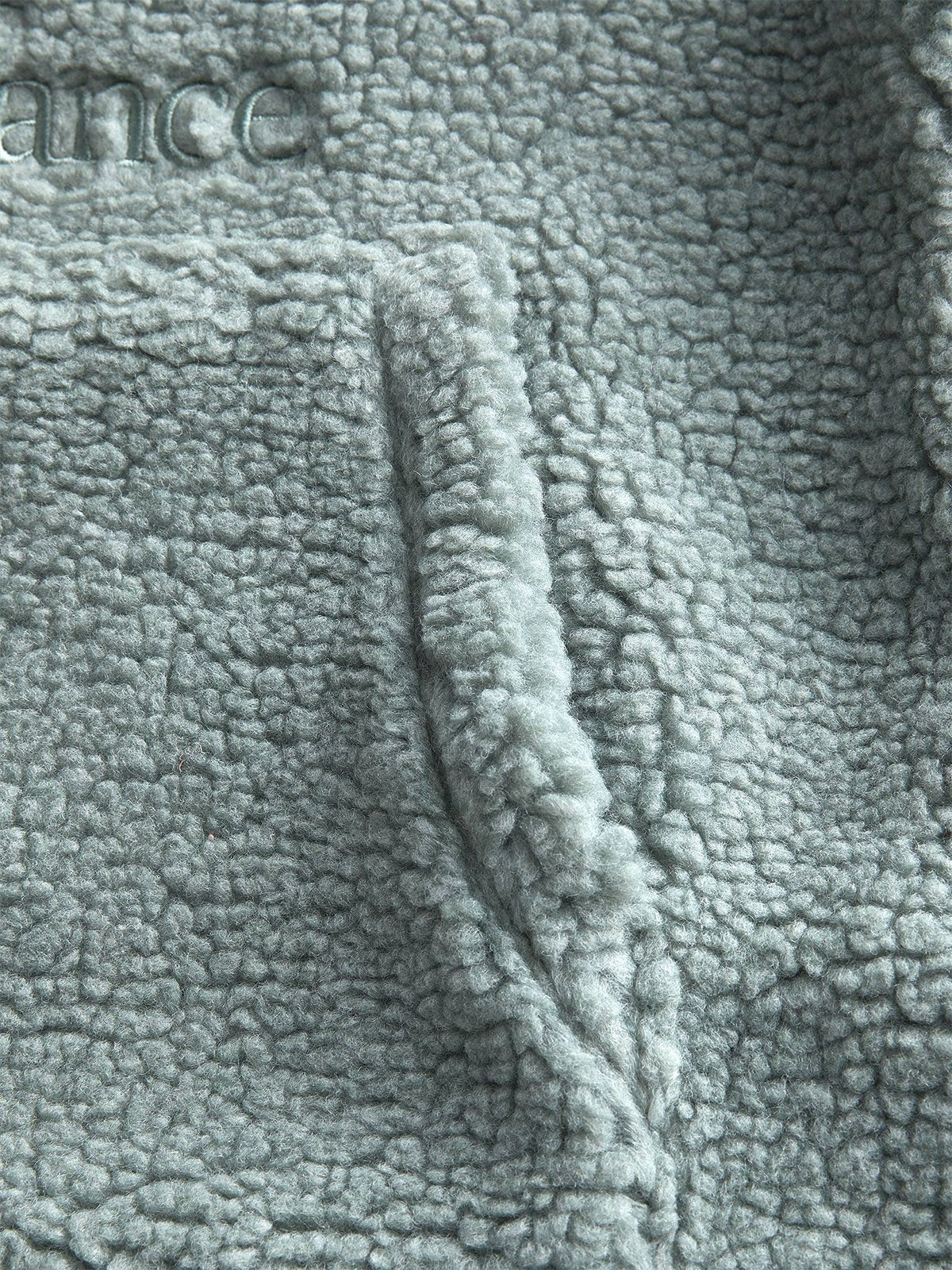 Peak Performance W Original Pile Half Zip Hood Ashen Green