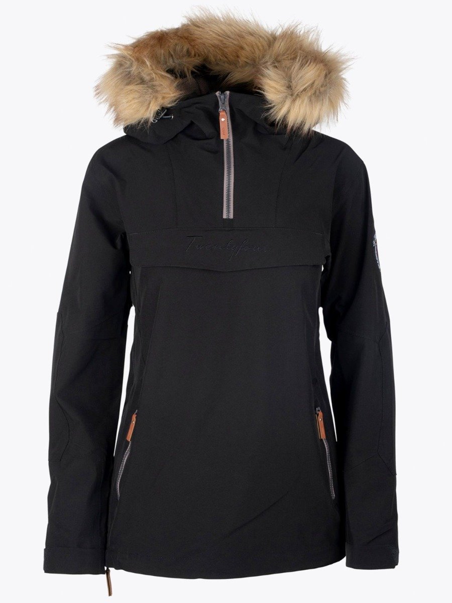 Twentyfour Finse 2-lags Anorakk Skyggesort