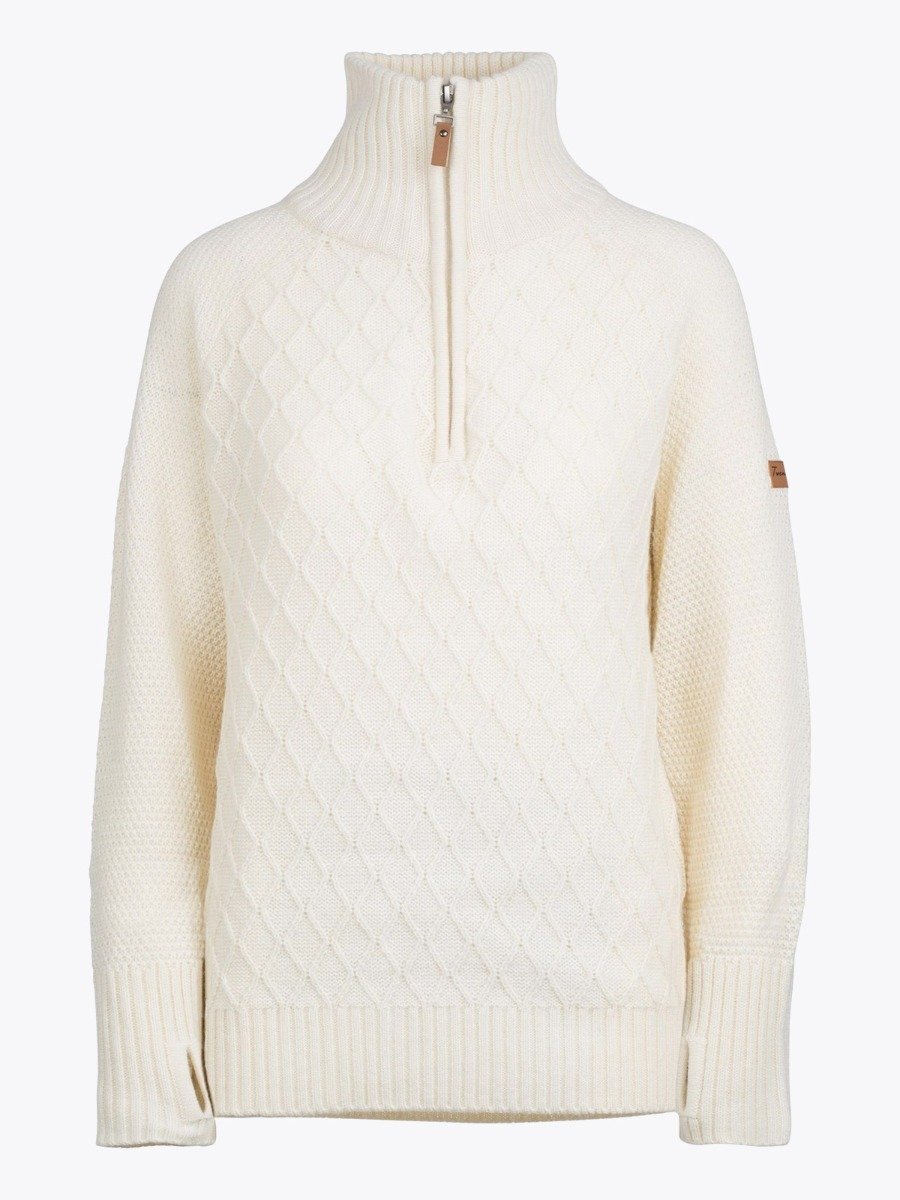 Twentyfour Mellow Half Zip Ullgenser Natur