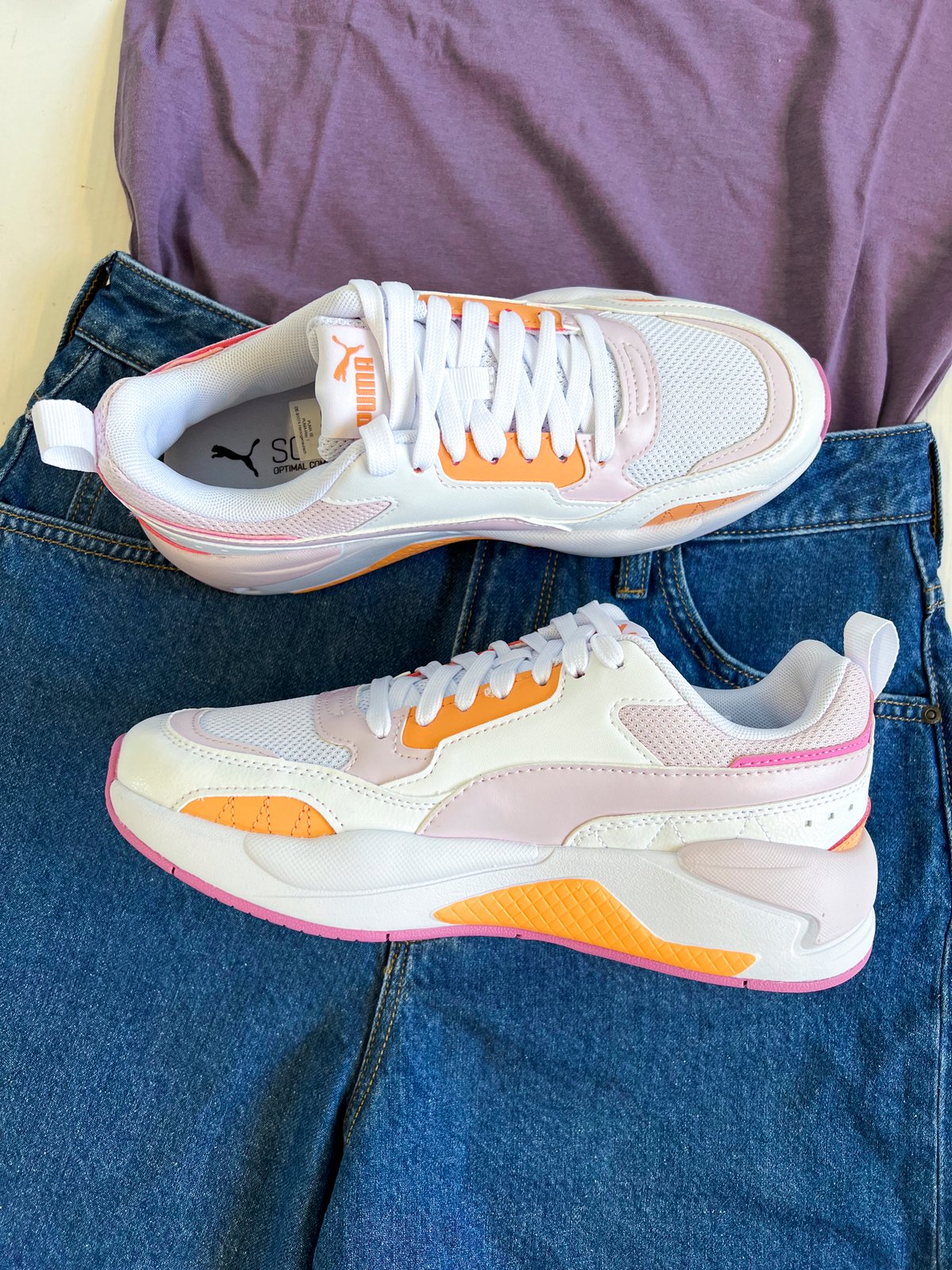 Puma X-Ray 2 Square White-Lavender / Fog-Peachpink