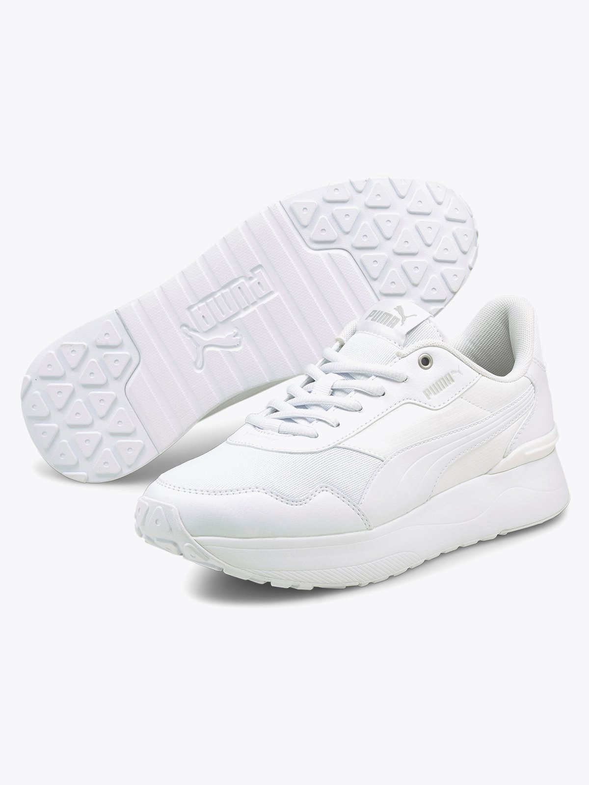Puma R78 Voyage White-Puma White-Gray Violet