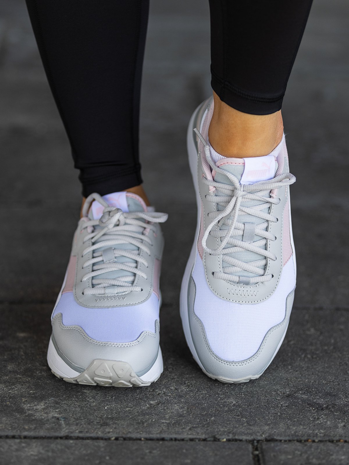 Puma R78 Voyage Gray Violet-White-Chalk Pink