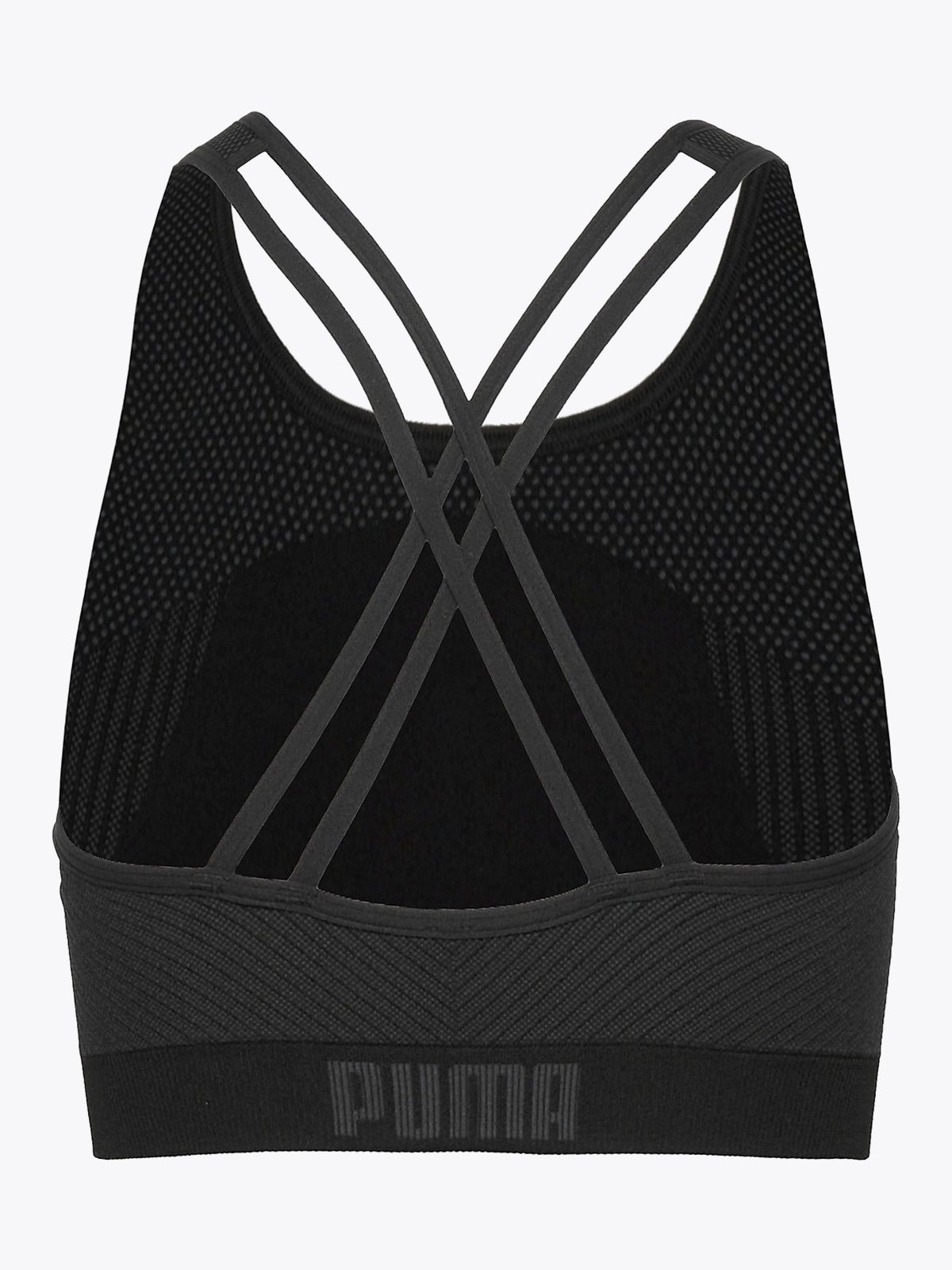 Puma Long Line Seamless Bra Black