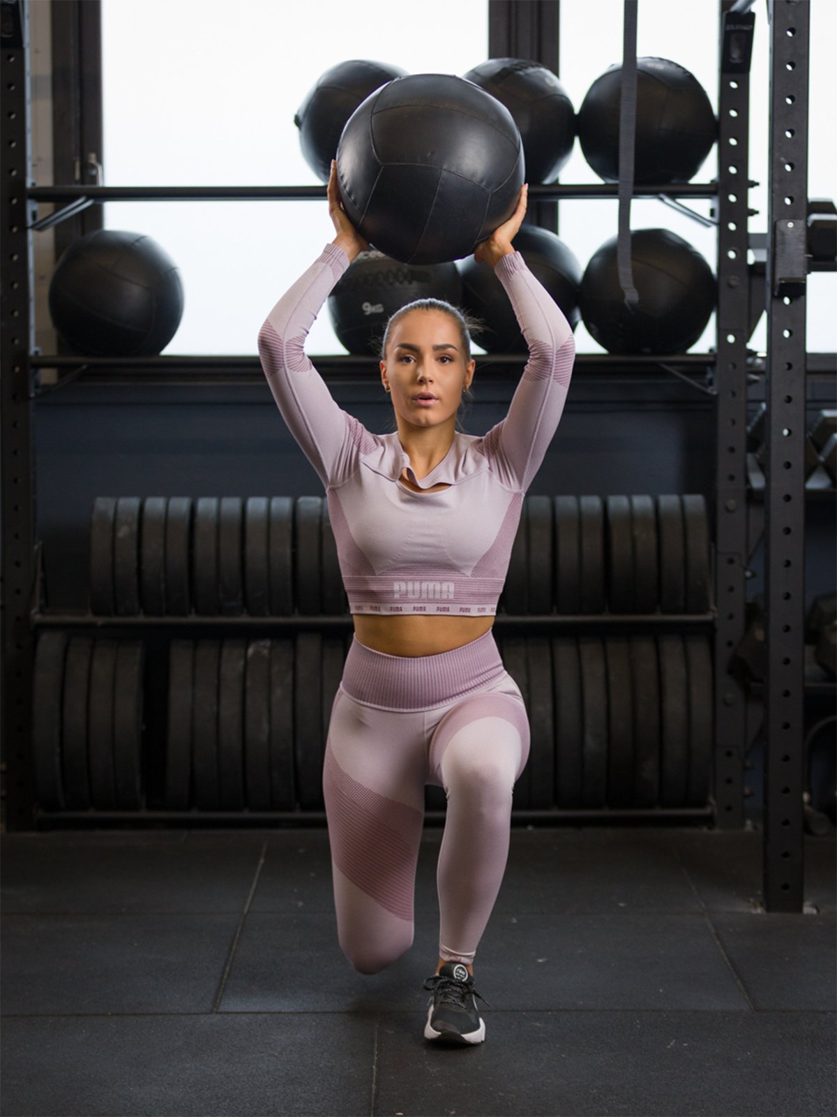 Puma Formknit Seamless High Waist 7/8 Tight Lavender Fog / Grape Wine