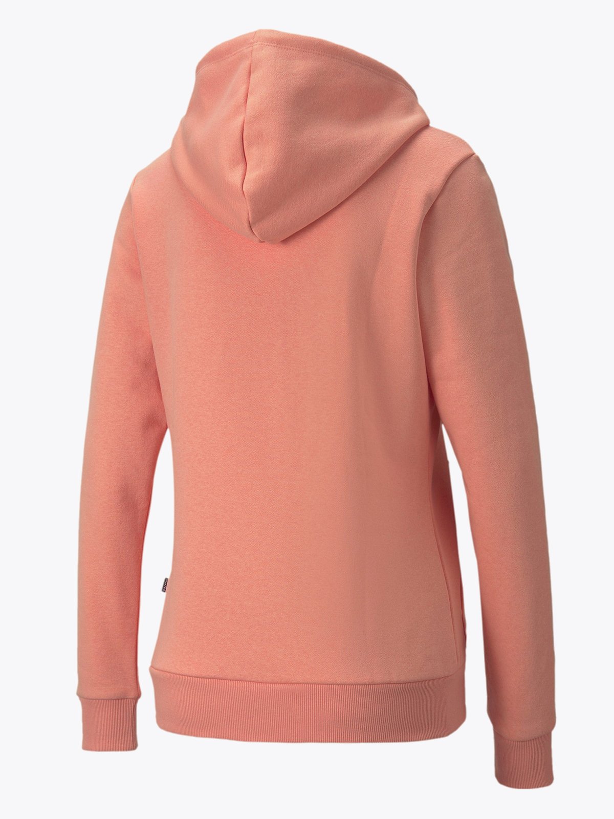 Puma Essentials Logo Hoodie Fleece Peach Pink