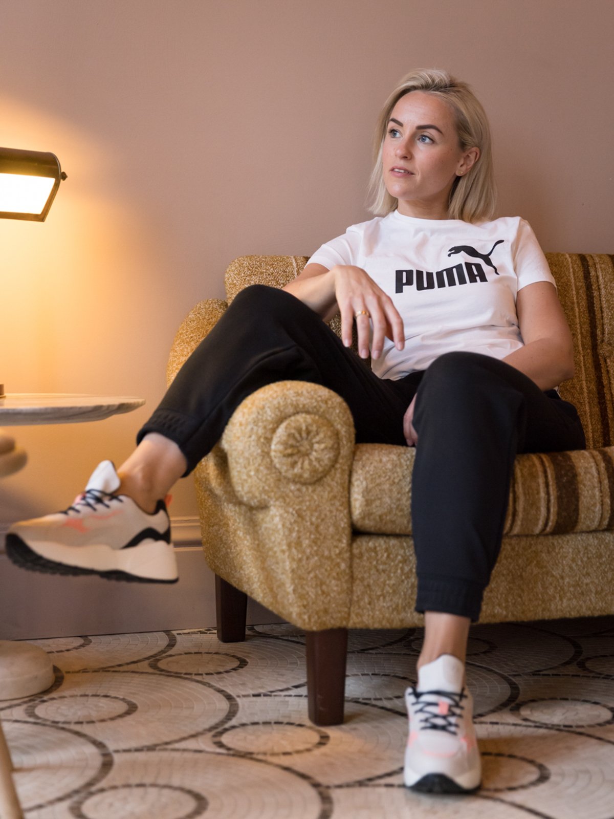 Puma Essentials Logo Tee Puma White