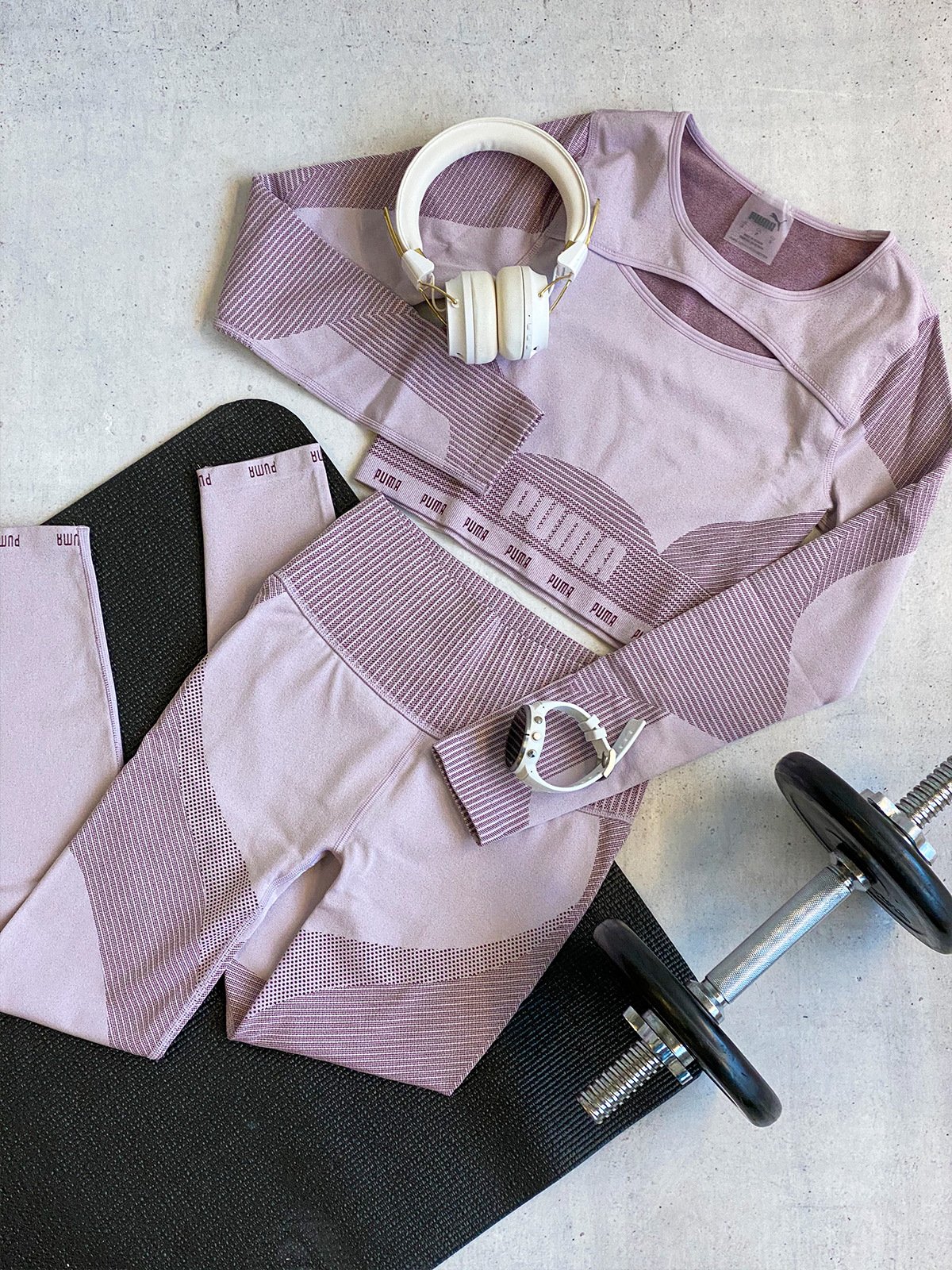 Puma Formknit Seamless High Waist 7/8 Tight Lavender Fog / Grape Wine