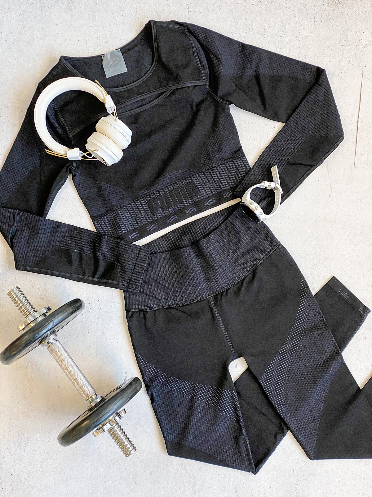 Puma Formknit Seamless High Waist 7/8 Tight Puma Black / Asphalt