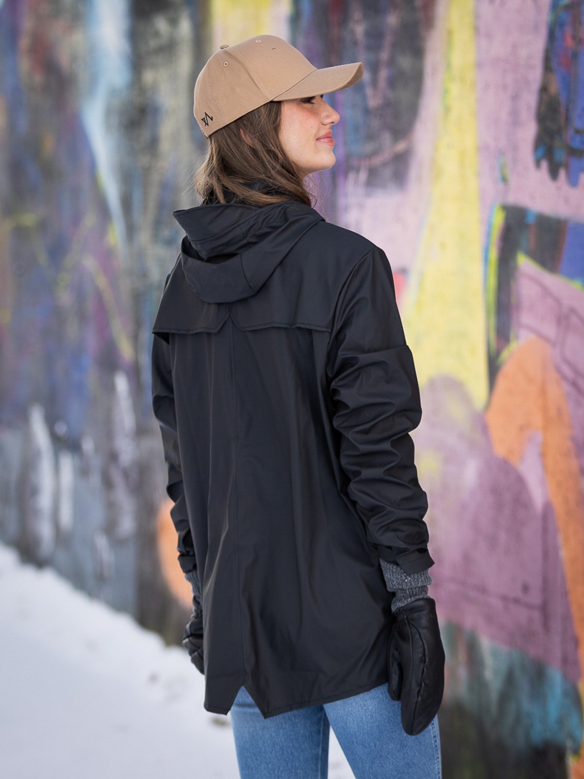 Rains Jacket Black