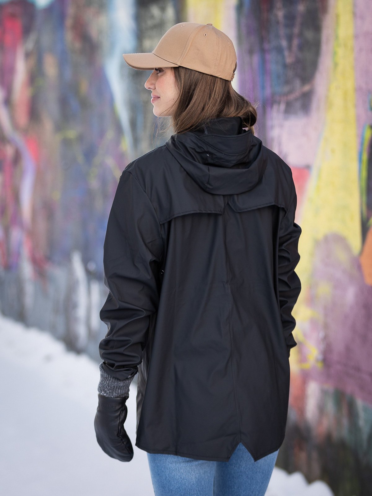 Rains Jacket Black