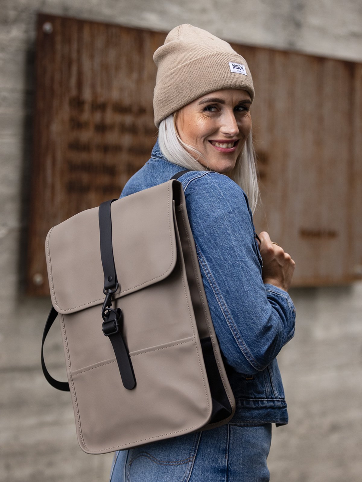 Rains Backpack Mini Taupe