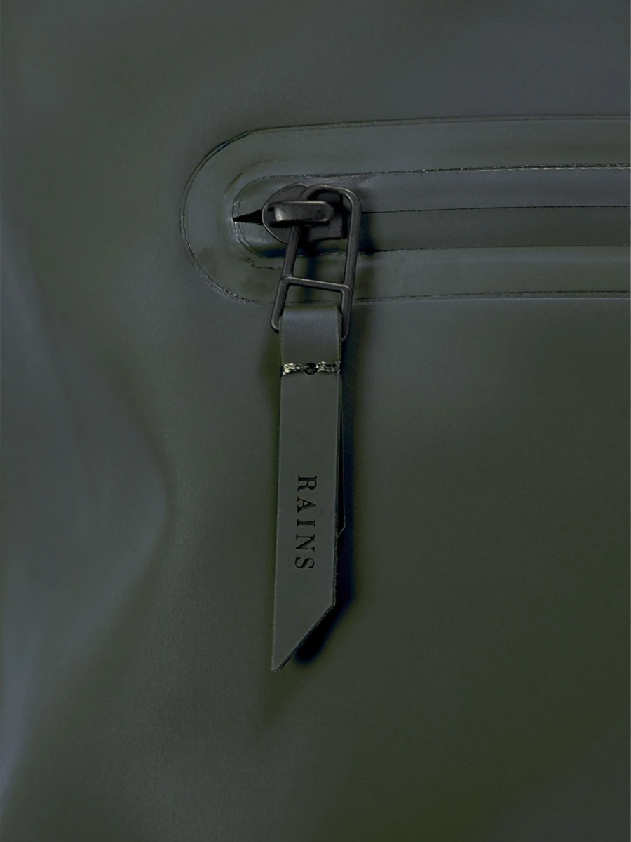Rains Roll Top Rucksack Green
