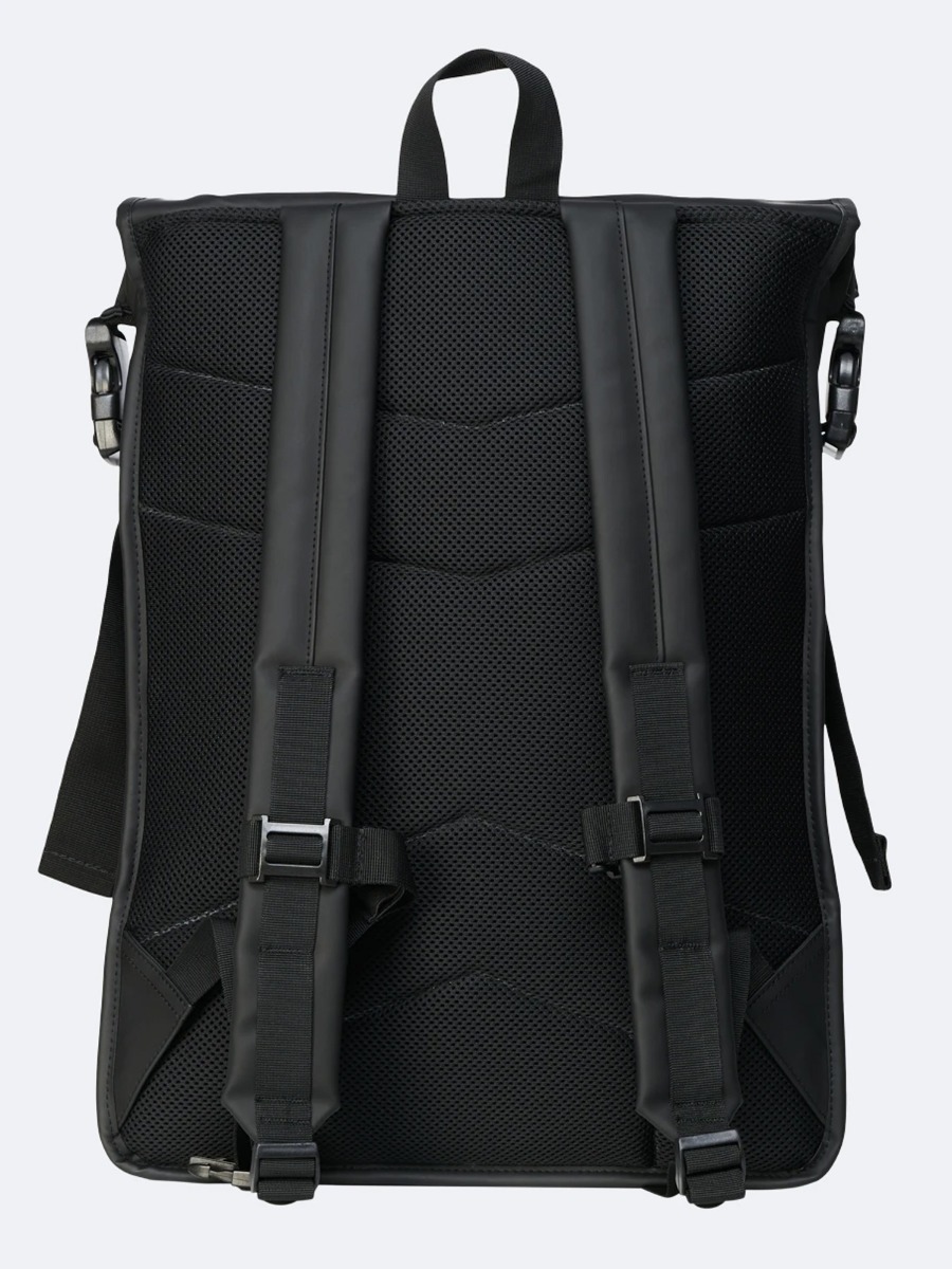 Rains Buckle Rolltop Black