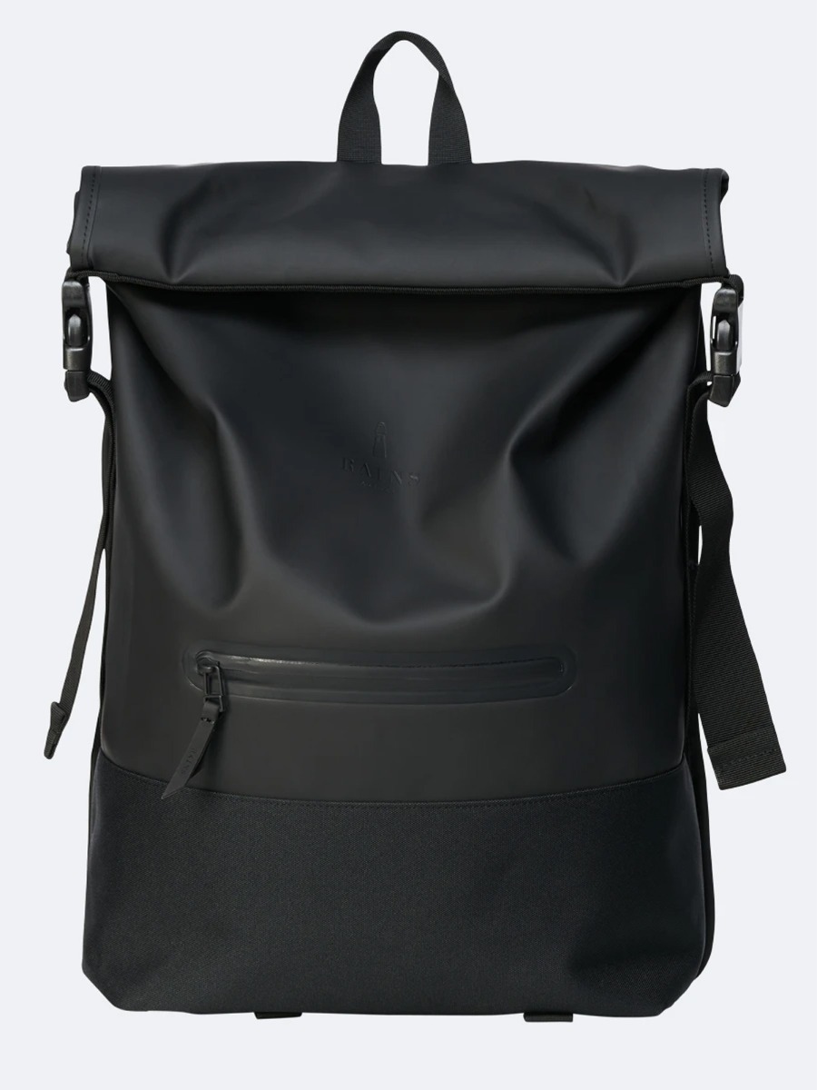 Rains Buckle Rolltop Black