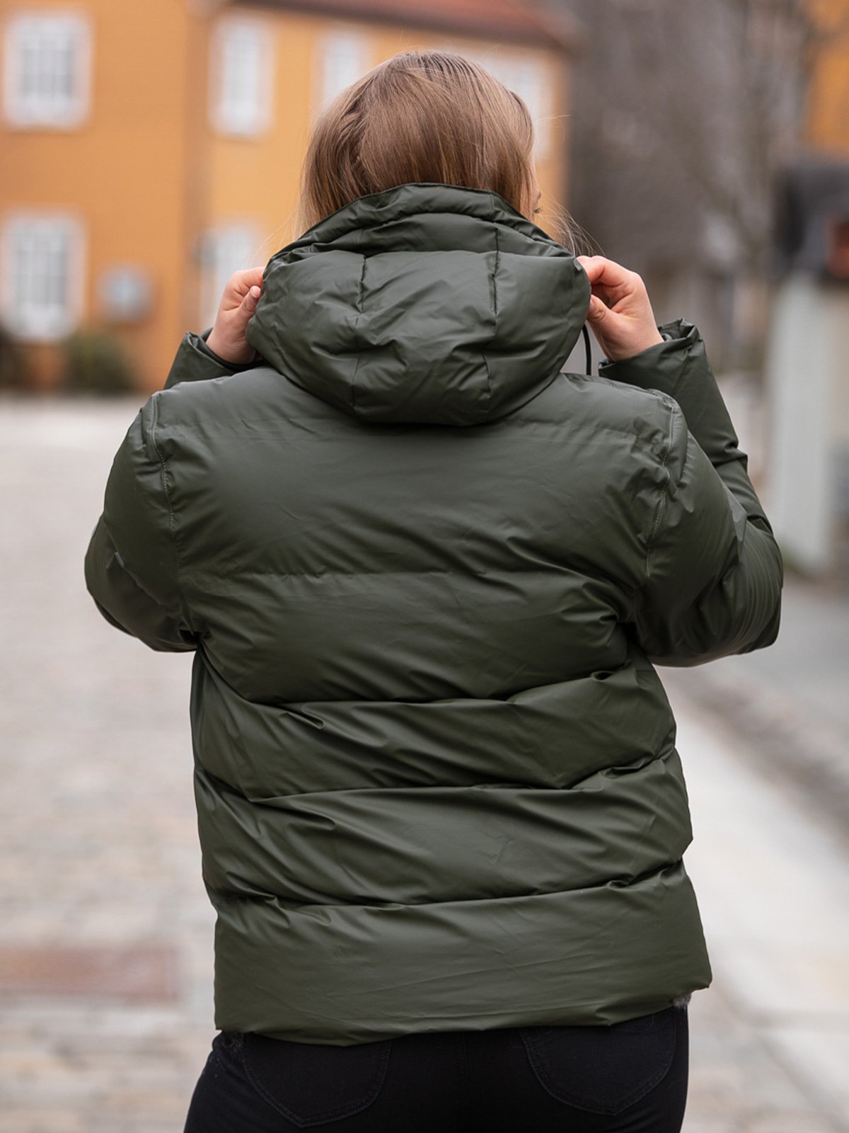 Rains Puffer Jacket Green