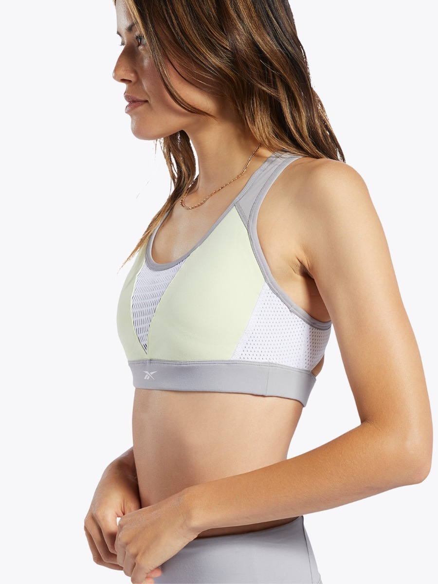 Reebok TS Hero CB Racer Bra Lemon Glow