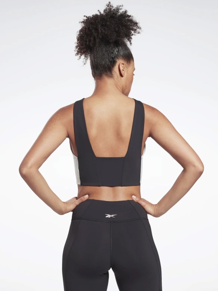 Reebok Colorblock Crop Black