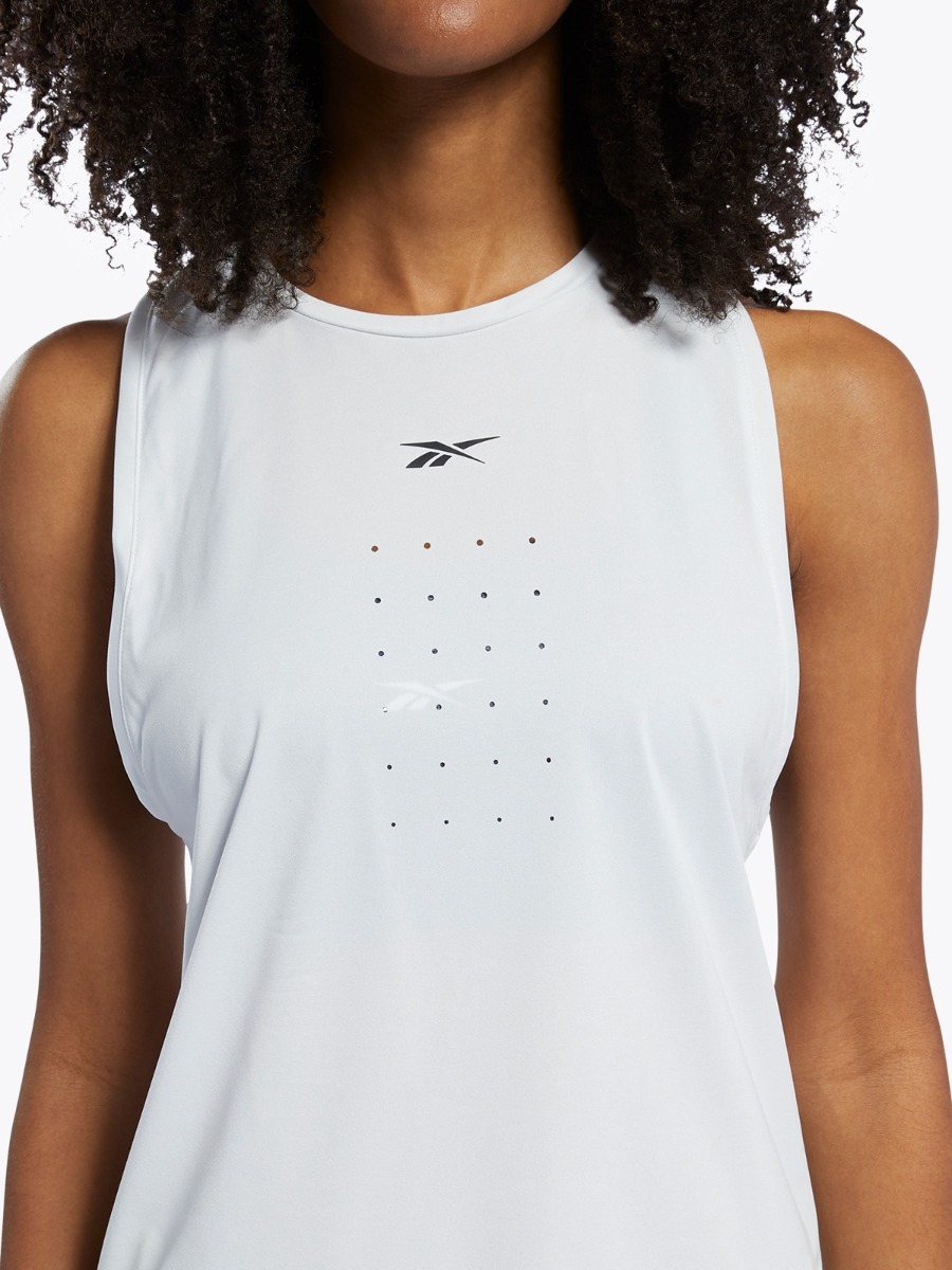 Reebok UBF Perforated Tank True Grey