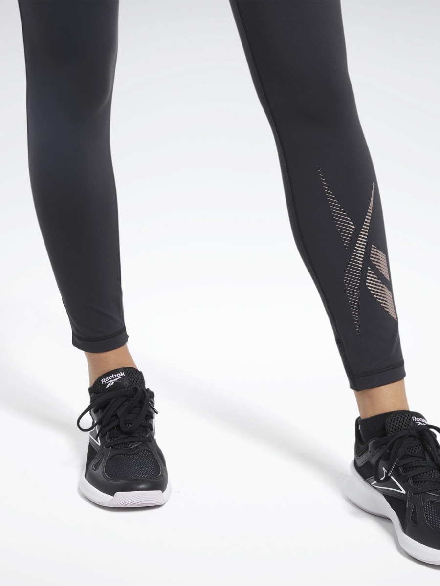 Reebok Lux Graphic Tights 2.0 Black/ Rose Gold