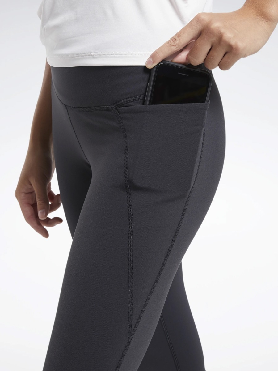 Reebok Lux Graphic Tights 2.0 Black/ Rose Gold