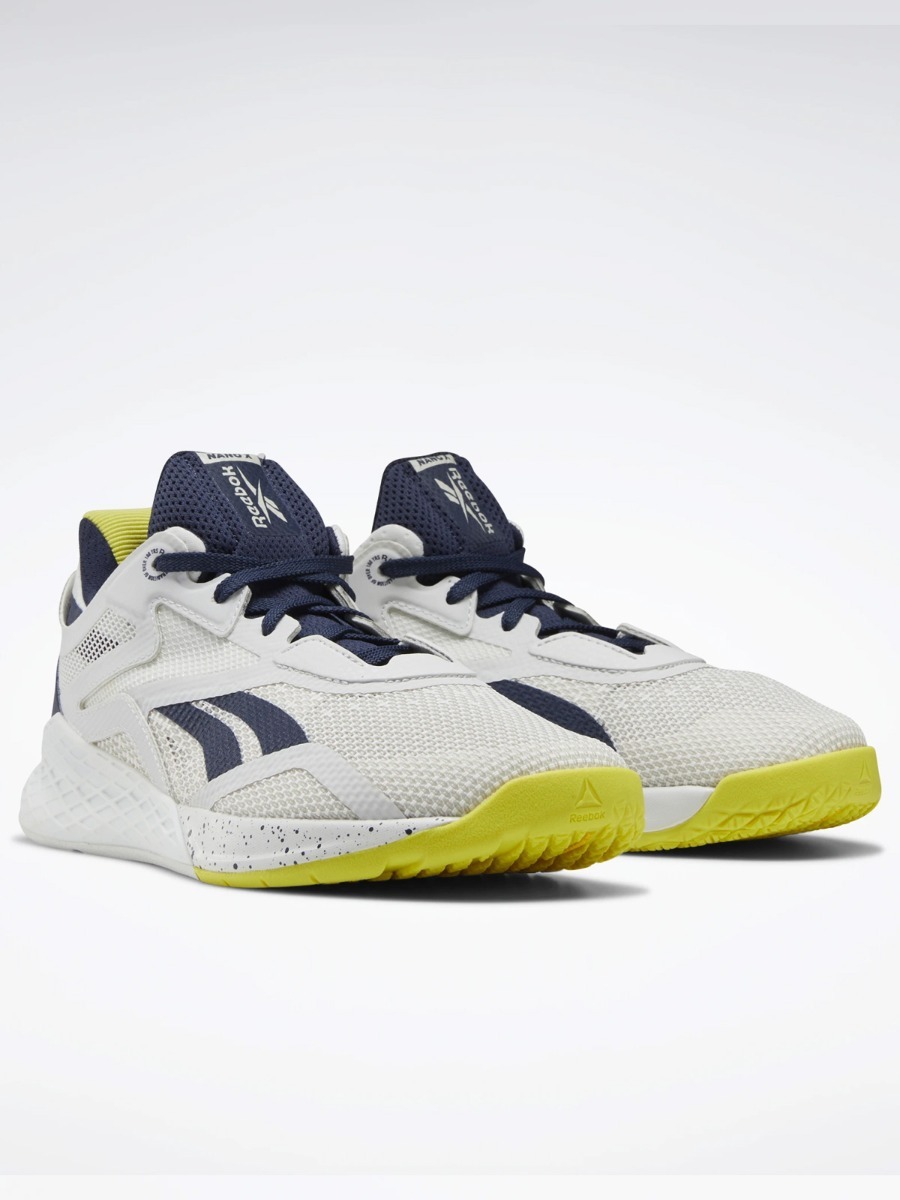 Reebok Nano X True Grey/ Vector Navy/ Chartreuse