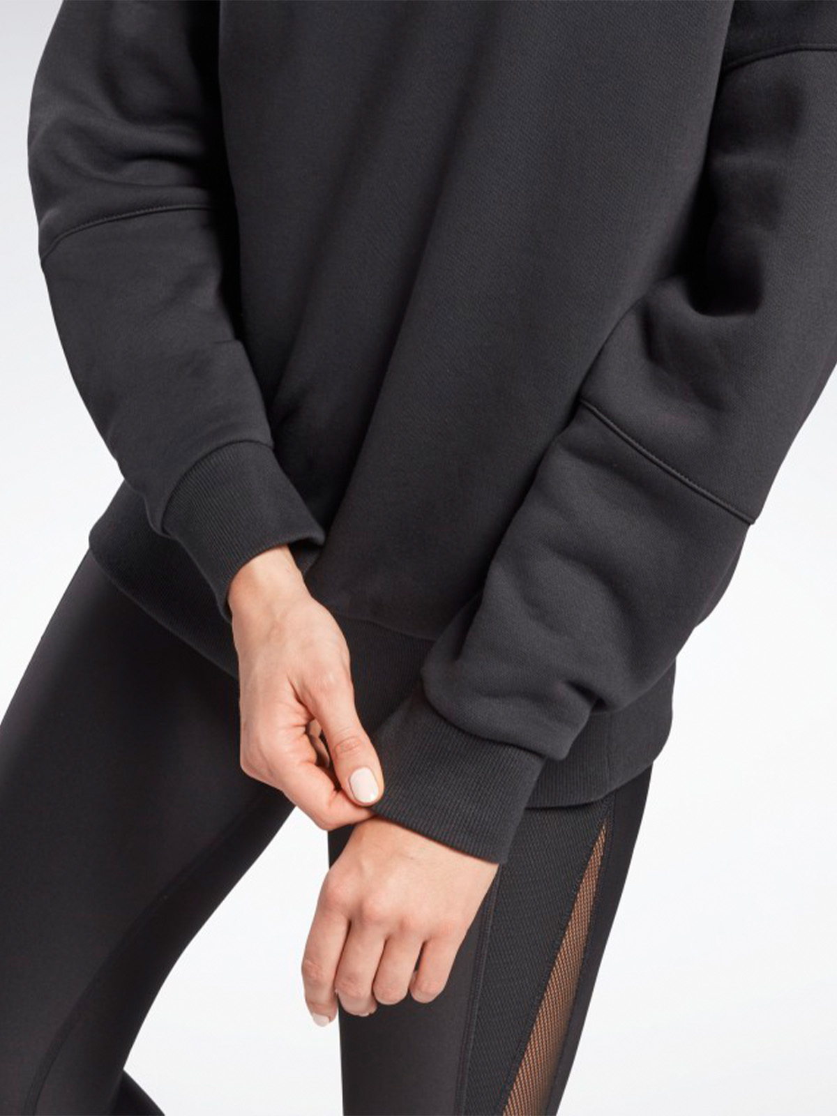 Reebok Retro Oversized Hoodie Black