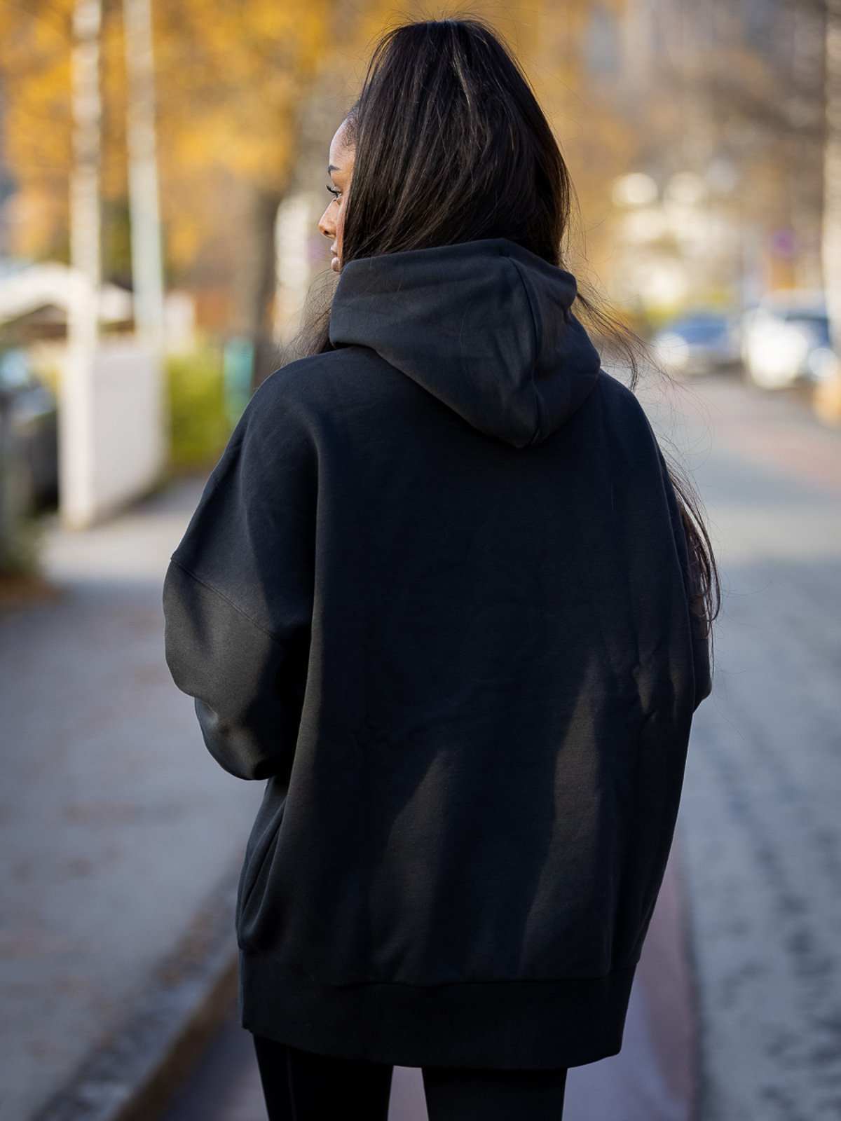 Reebok Retro Oversized Hoodie Black