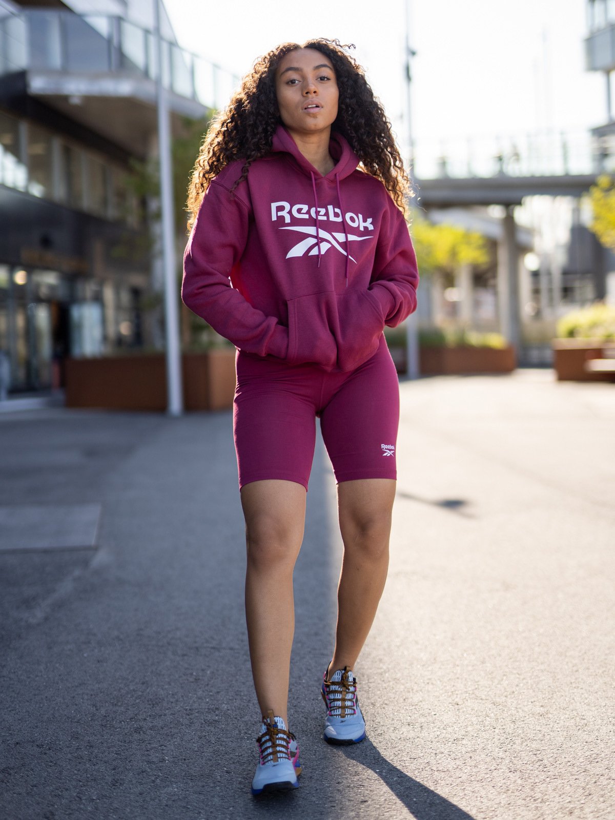 Reebok Identity SL Fitted Short Punch Berry