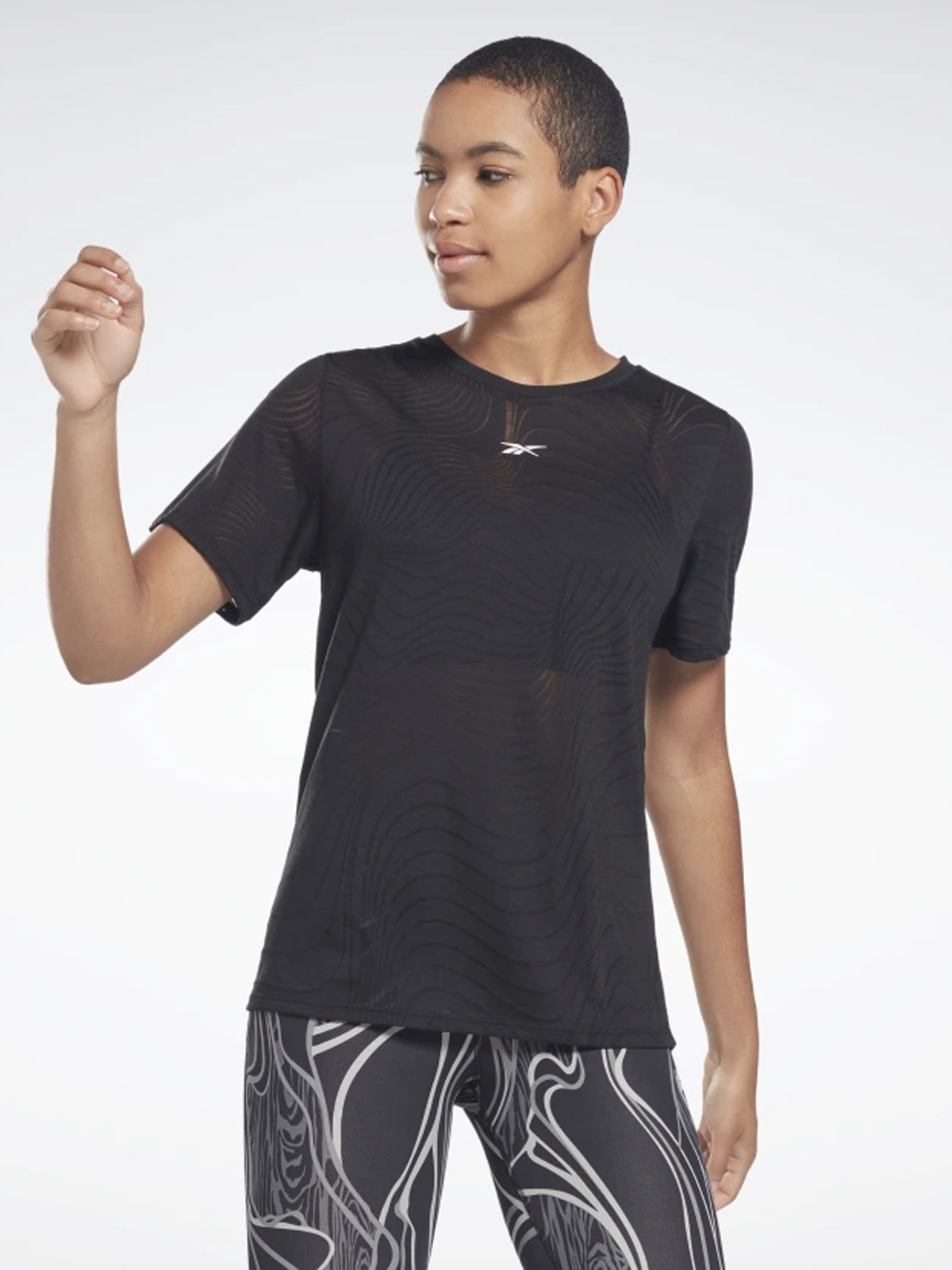 Reebok TS Burnout Tee Black