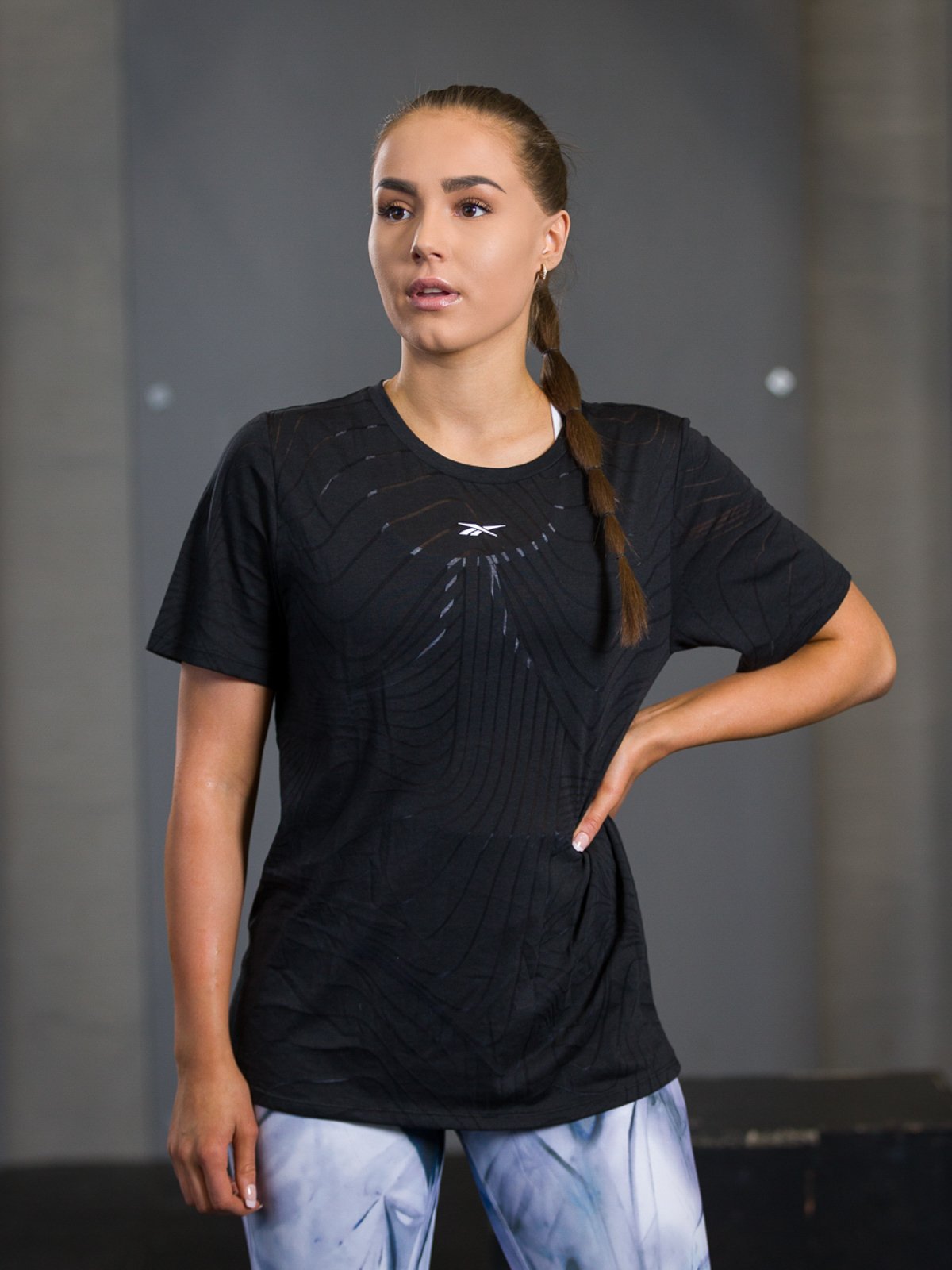 Reebok TS Burnout Tee Black