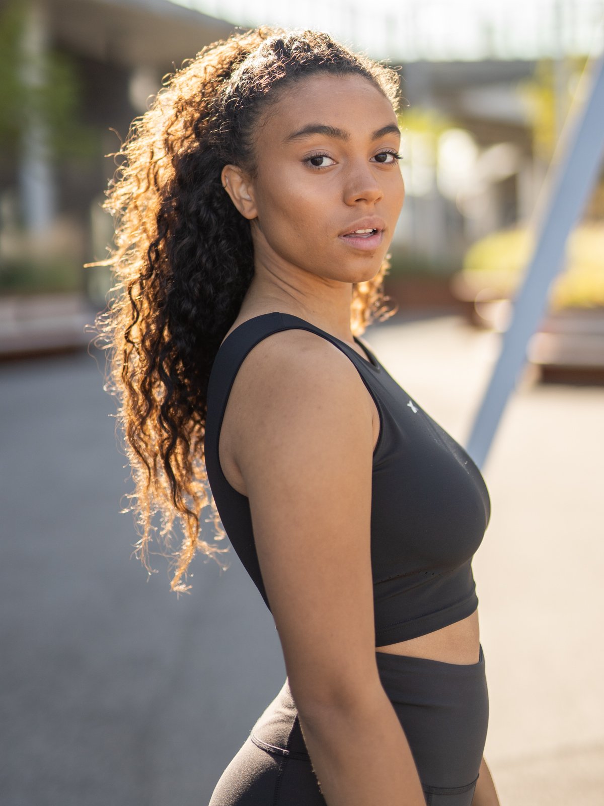 Reebok TS Lux Performance Crop Black