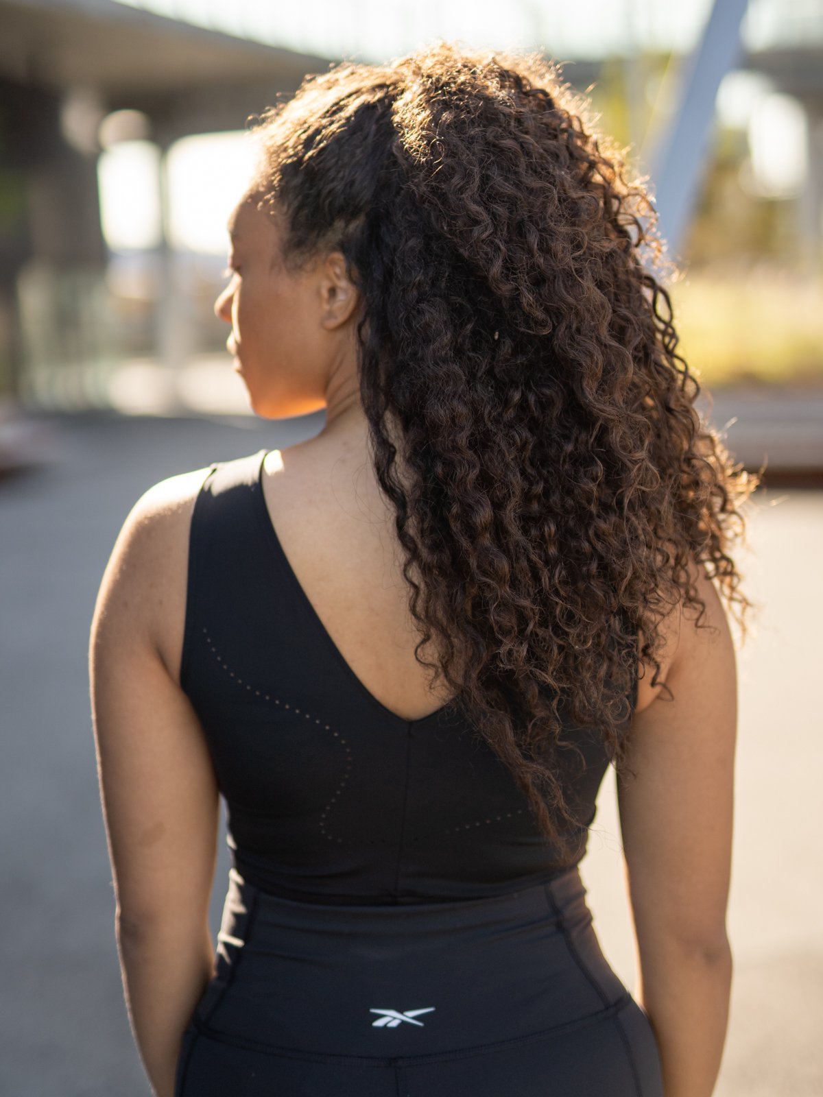 Reebok TS Lux Performance Crop Black