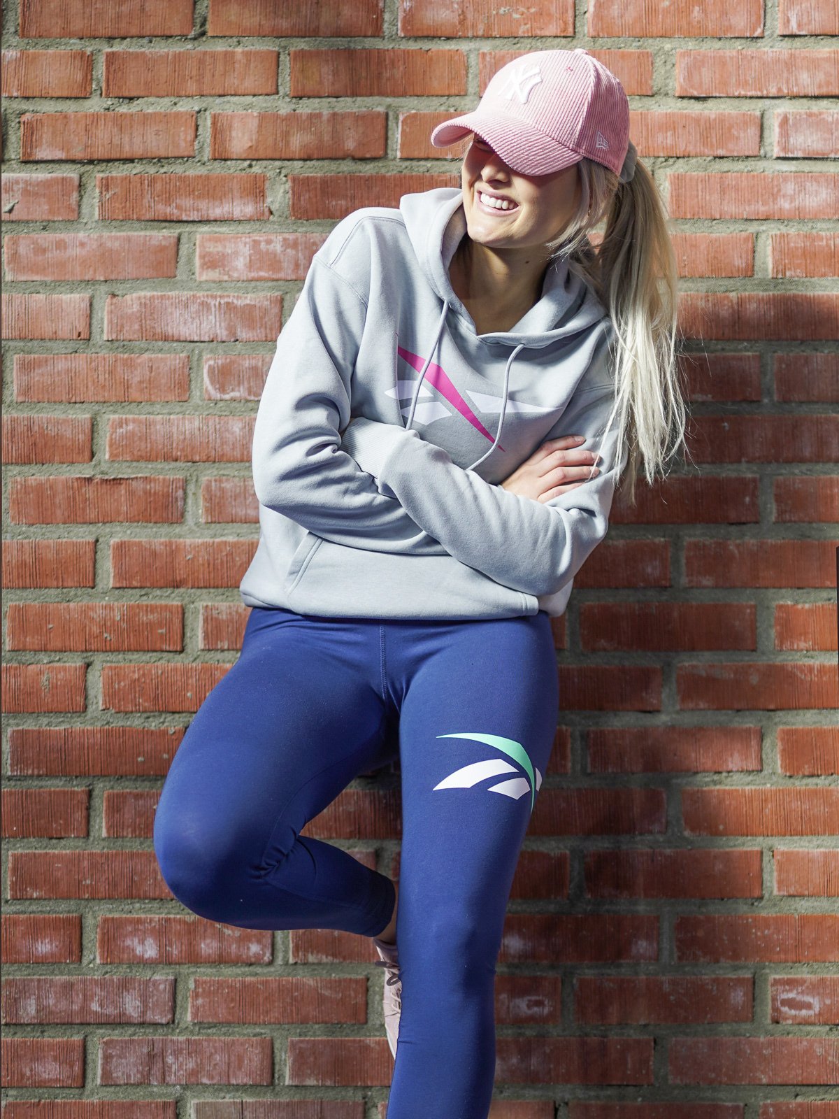 Reebok Training Essential Vector Hoodie Pure Grey