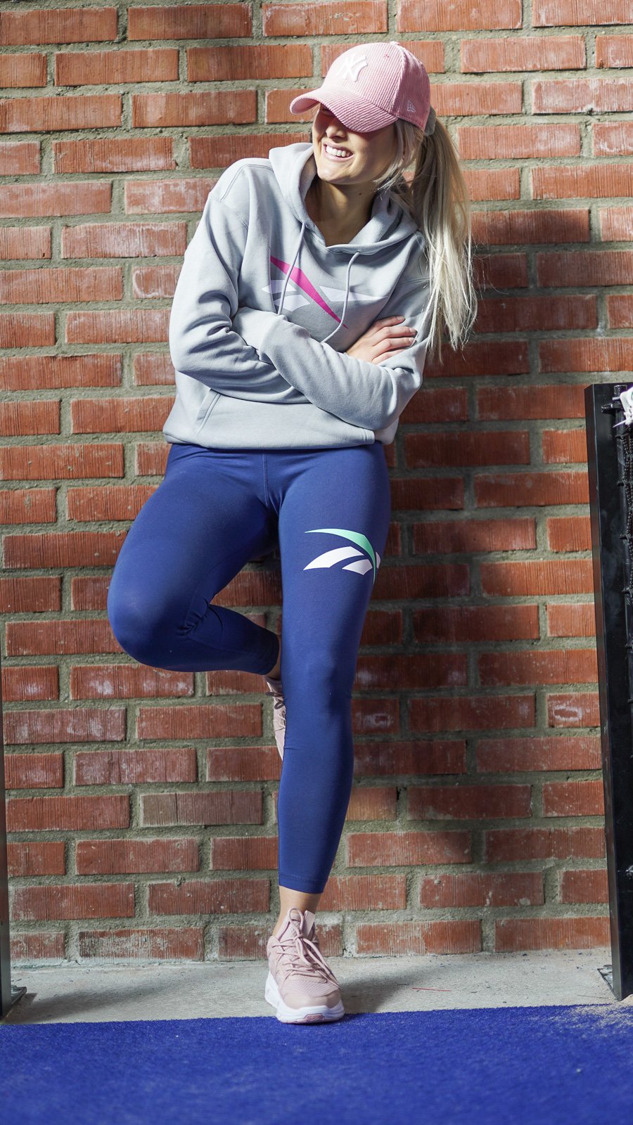 Reebok Training essential Vector Tight Batik Blue