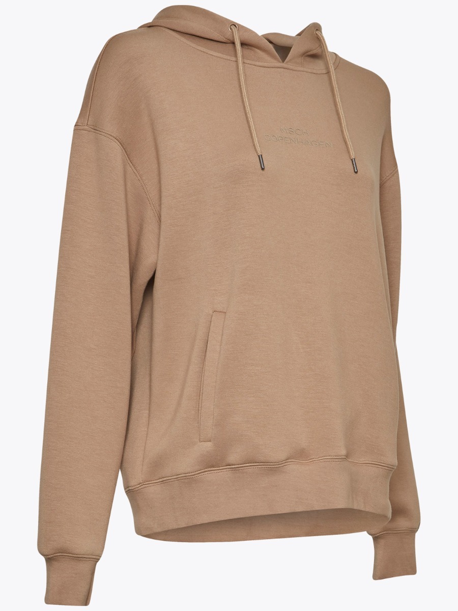 MSCH Copenhagen Ima Logo Hood Sweatshirt C Stalk