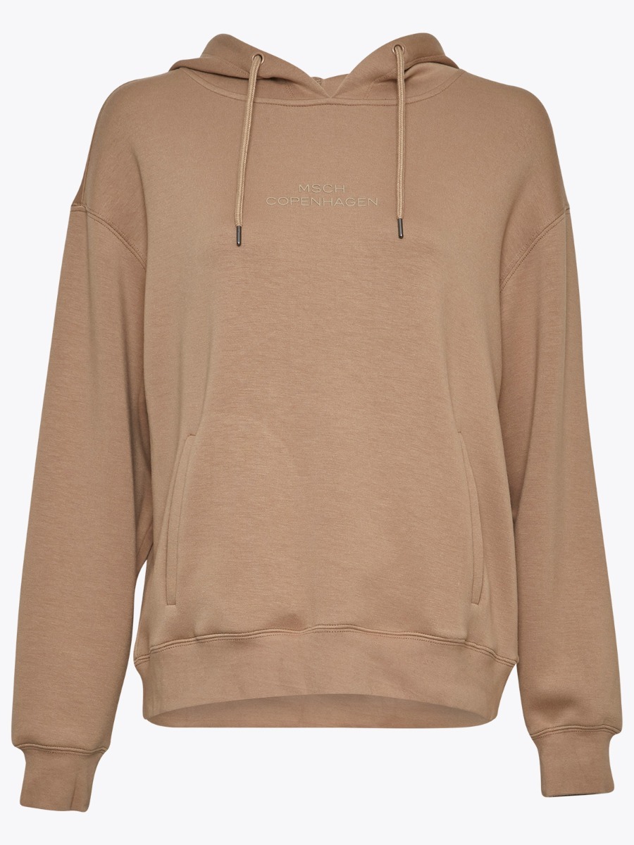 MSCH Copenhagen Ima Logo Hood Sweatshirt C Stalk