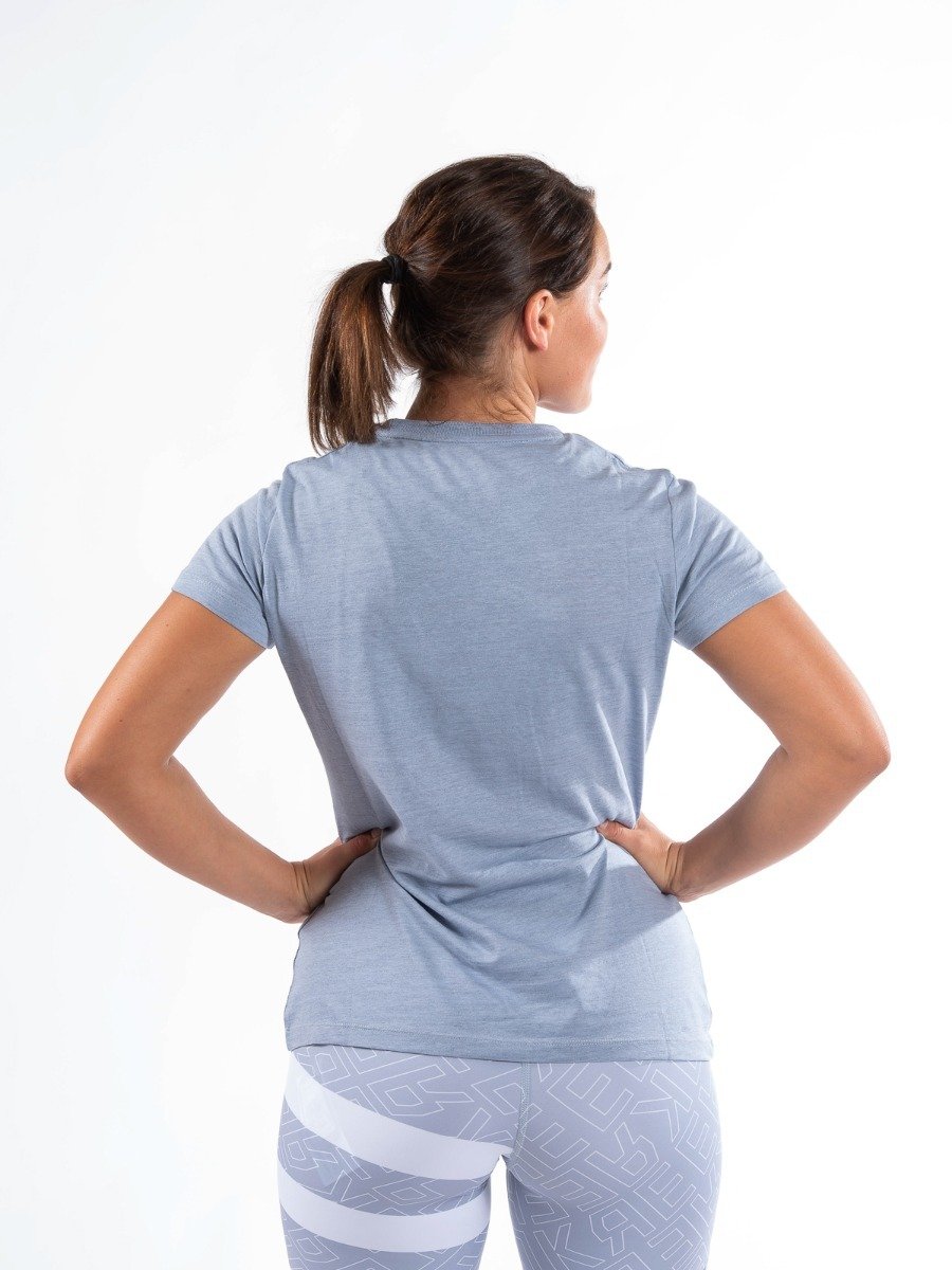 Reebok TE Marble Logo Tee Denim dust