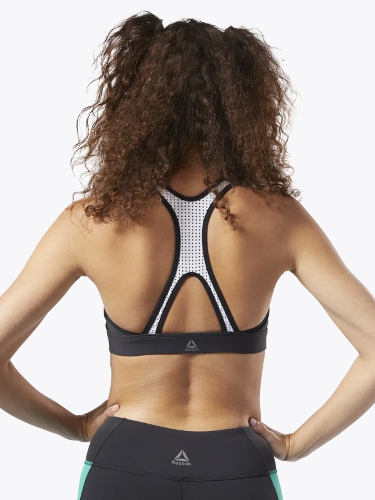 Reebok OS Hero Racer Bra P Clover Green