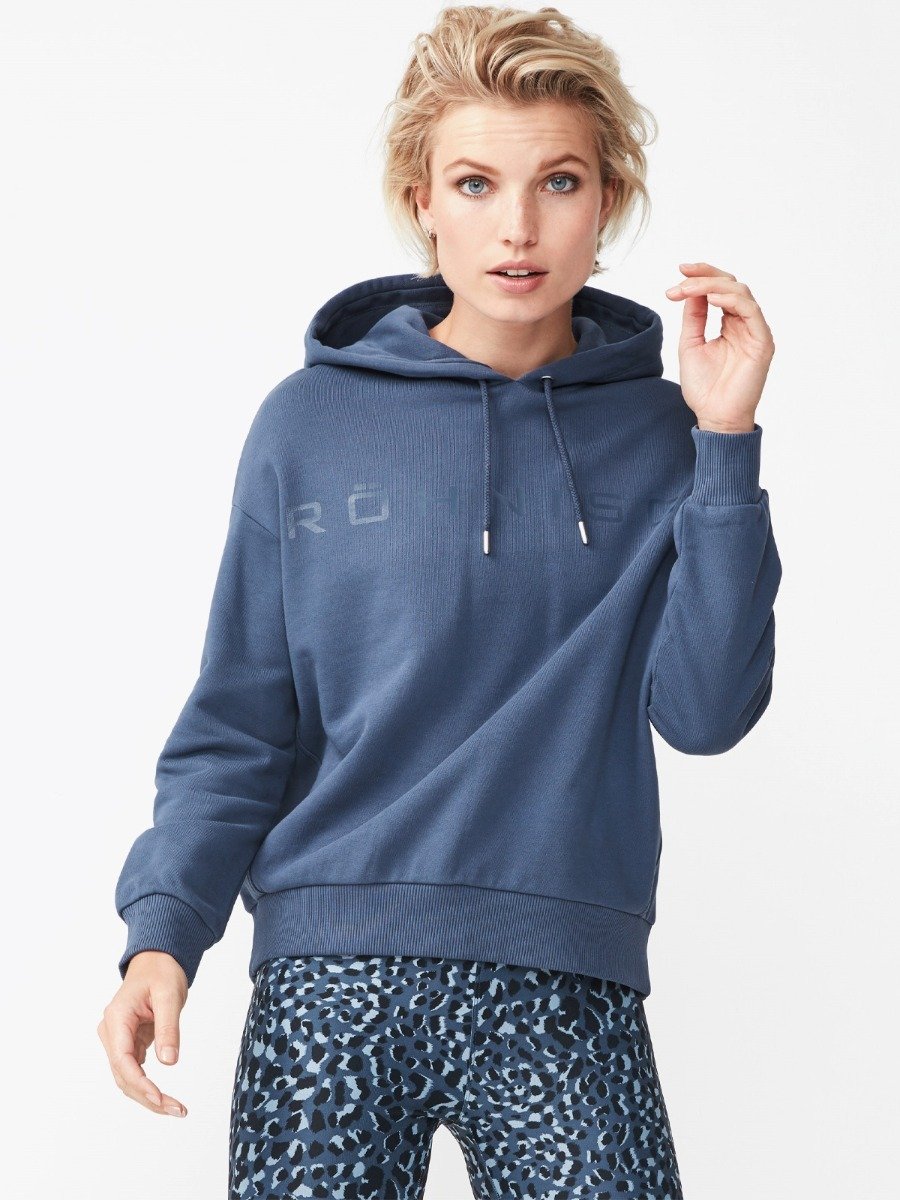 Röhnisch Comfy Sweat Hoodie Dusty Blue