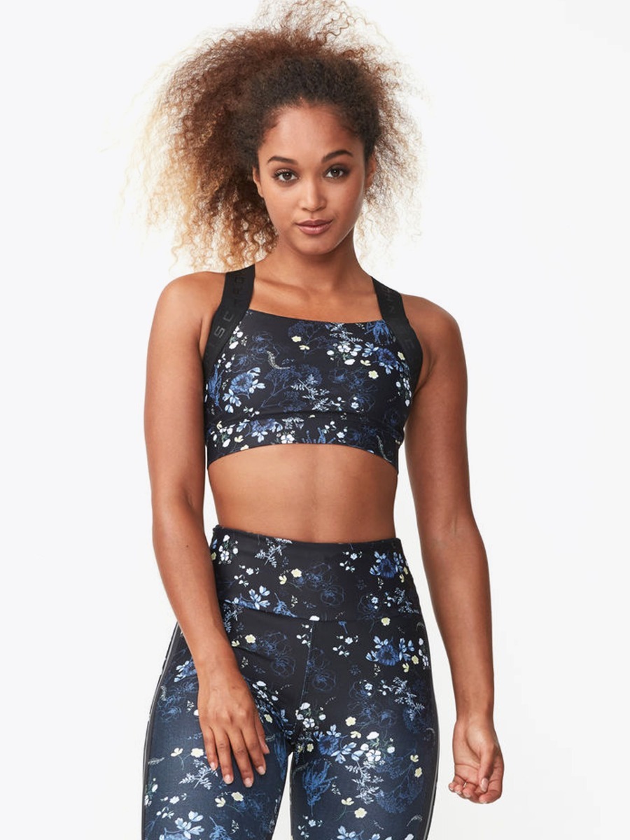 Röhnisch Kay Printed Sportsbra Yellow Garden