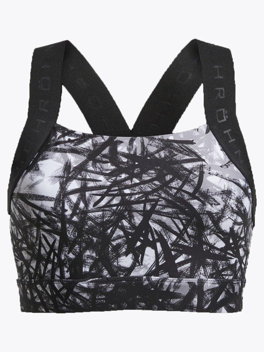 Röhnisch Kay Printed Sportsbra Sketch Grey