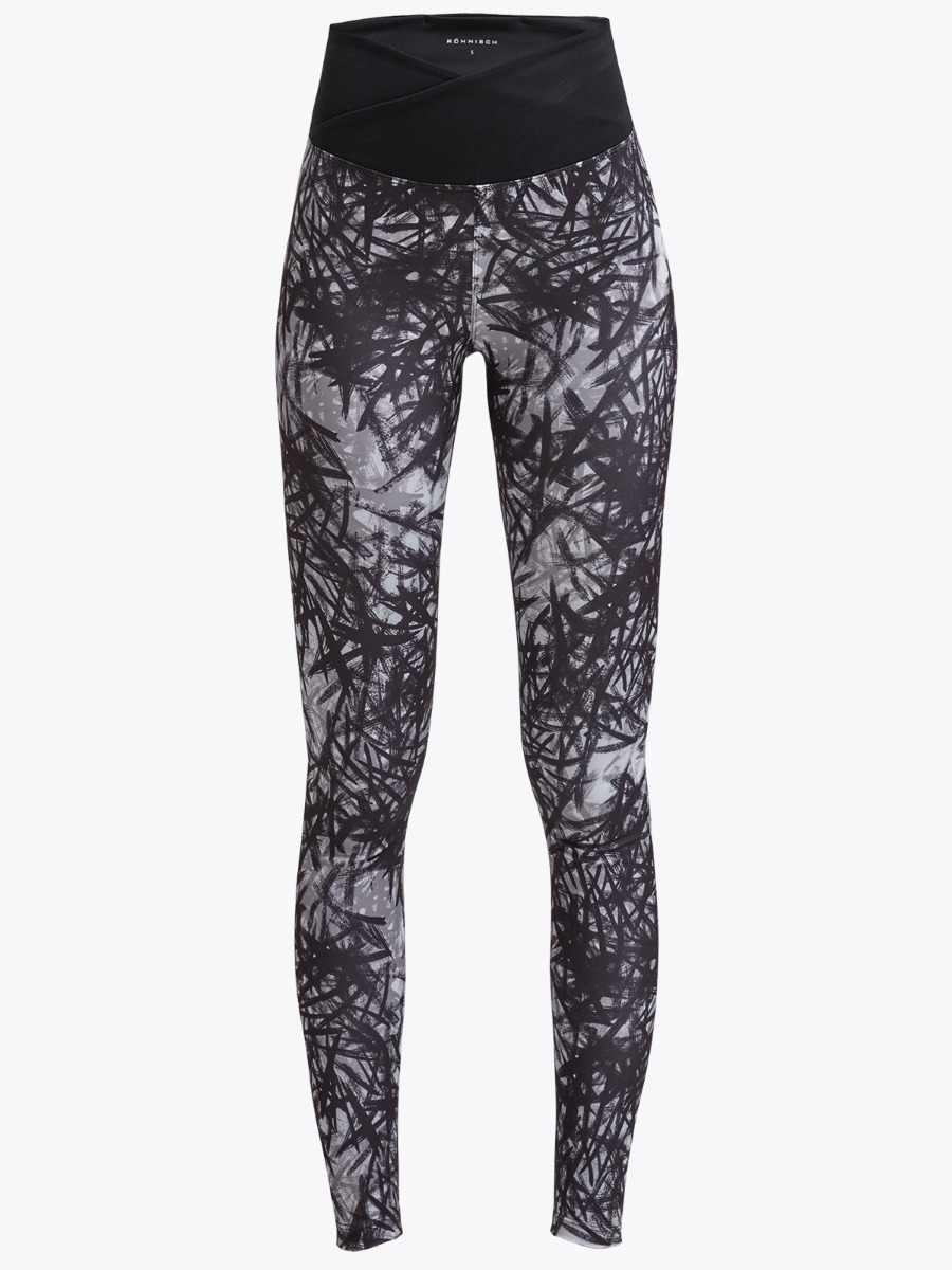 Röhnisch Flattering Wrap Tights Sketch Grey