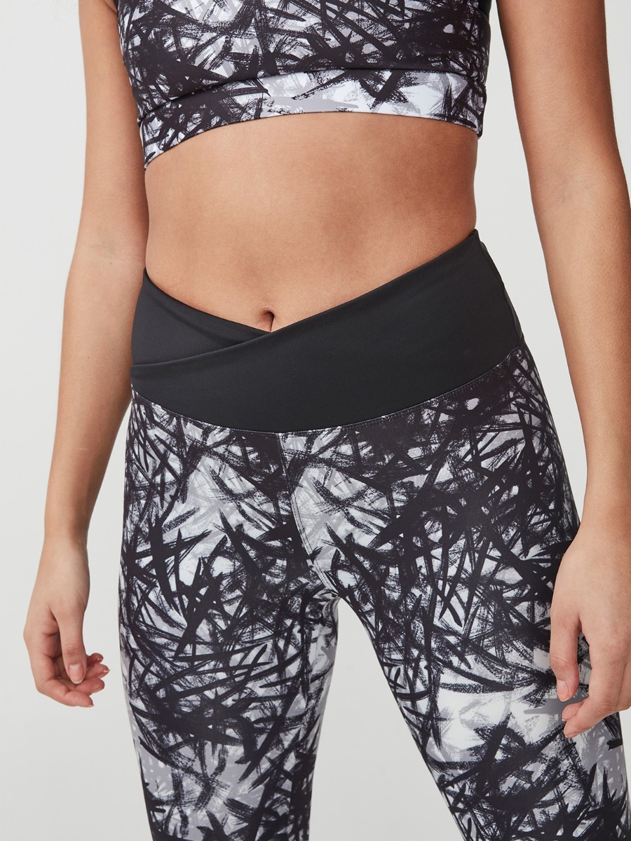 Röhnisch Flattering Wrap Tights Sketch Grey