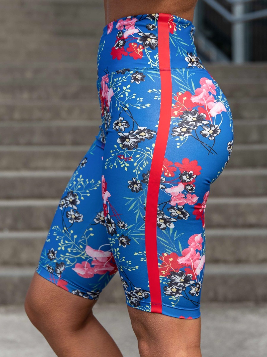 Röhnisch Stripe Bike Tights Hermosa Blue