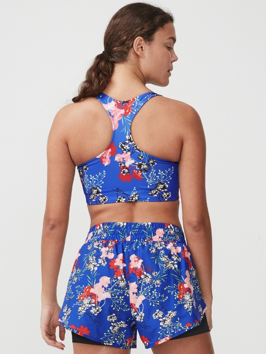 Röhnisch Stripe Sports Bra Hermosa Blue