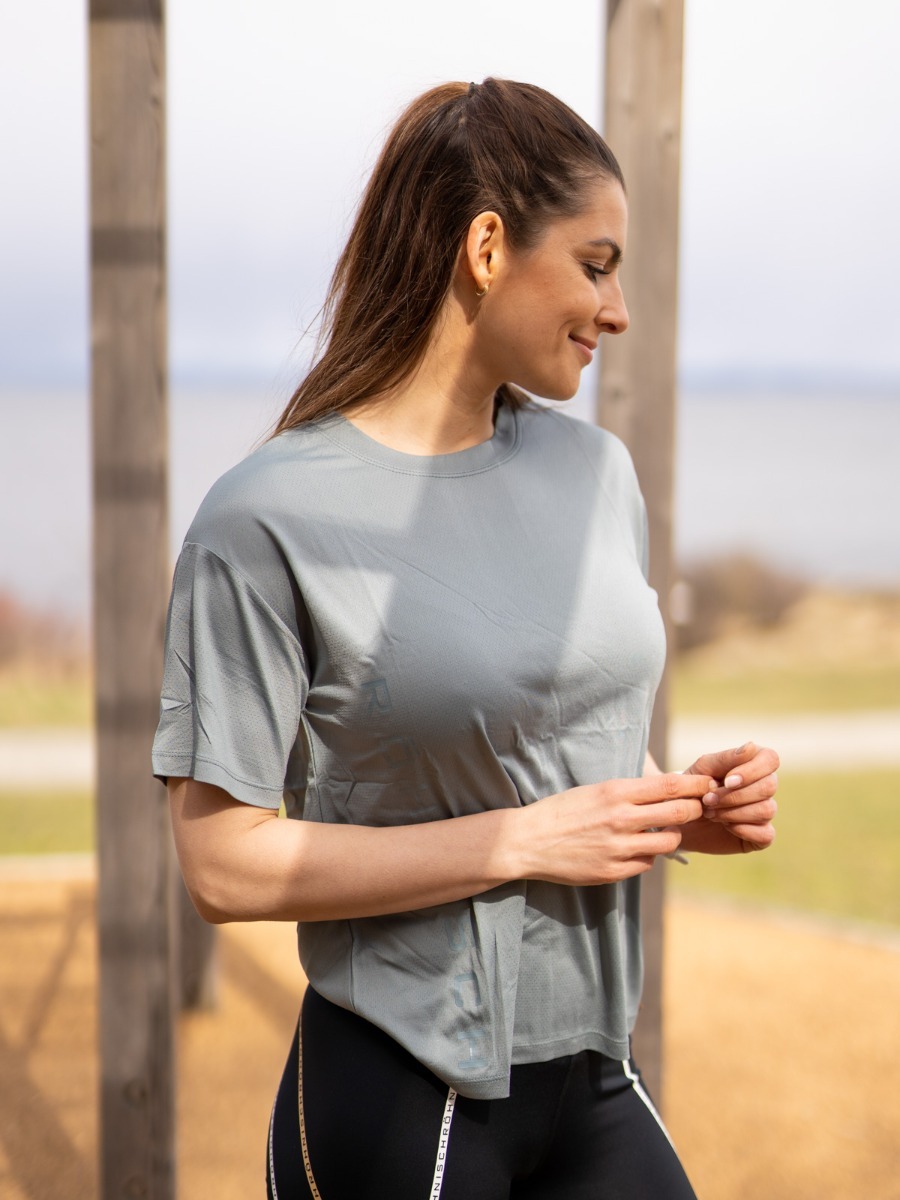 Röhnisch Röhnsich Ivy Loose Tee Stormy Sea