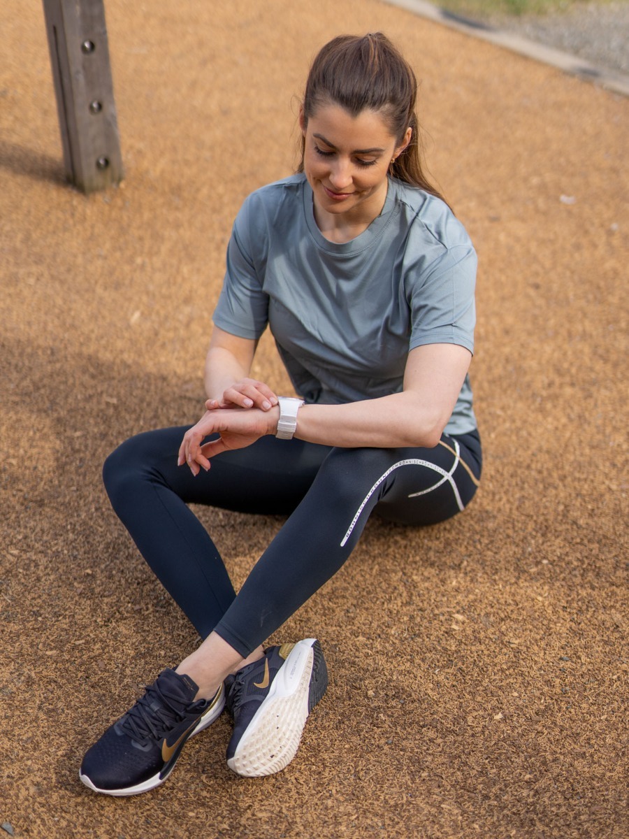 Röhnisch Uplift Stripe Tights Curry